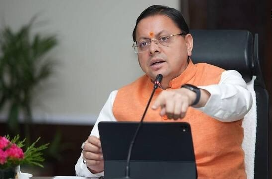 "Anti-Hindu Slogans Prompted It": CM Dhami Hits Back At Congress Over Kharge 'Purification' Row