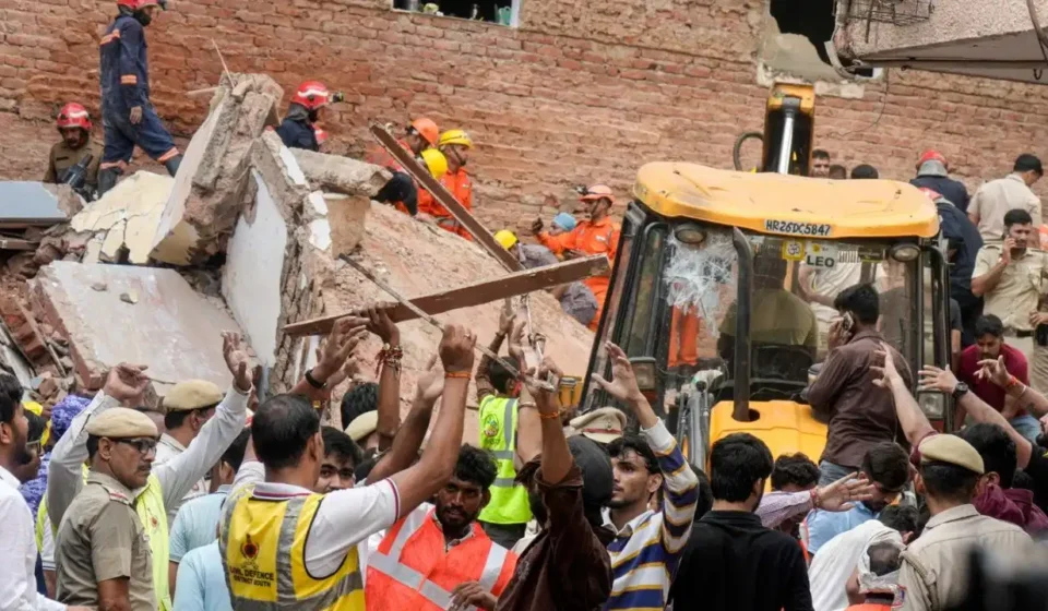 "Delhi PG Tragedy Aftermath: MCD Begins Demolition Drive in Satya Niketan; Seals 7 Illegal Structures"