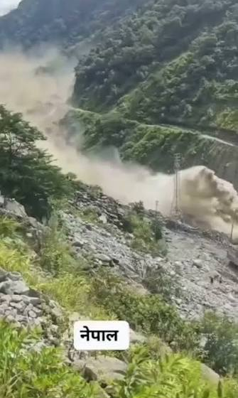 Reporter's Diary: Terrifying Aerial Views of Trishuli River Valley; Destruction in Nepal Worse Than War