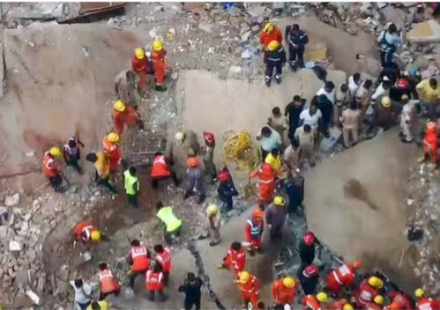 "Tragedy Strikes Near DU South Campus: 3 Dead in Satya Niketan PG Collapse; ABVP Protests At MCD HQ"