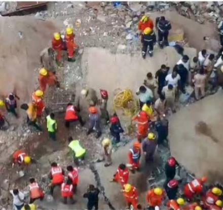 "Tragedy Strikes Near DU South Campus: 3 Dead in Satya Niketan PG Collapse; ABVP Protests At MCD HQ"